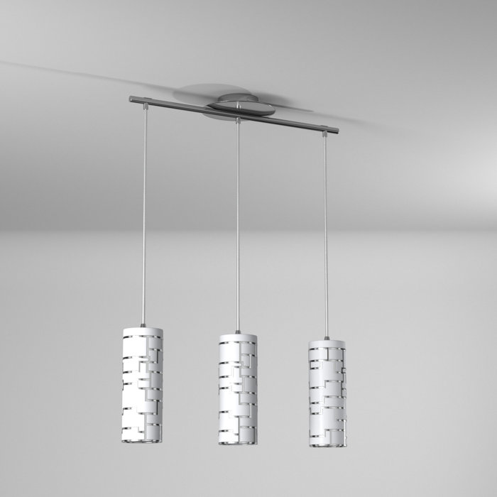 Wade Logan® Holmquist 3 Light Kitchen Island Linear Pendant & Reviews